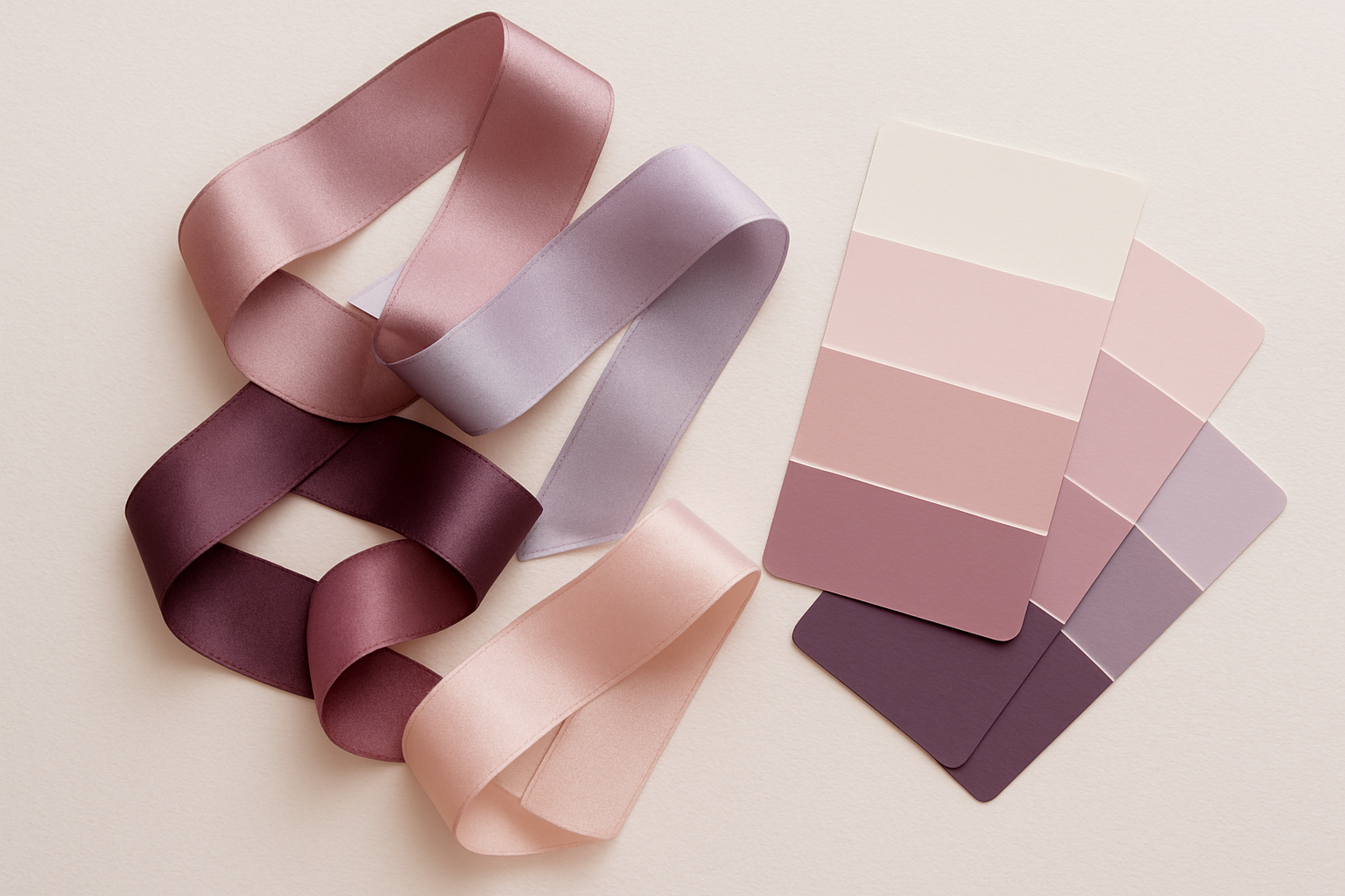 Abstract editorial illustration for: Winter Weddings Embrace Rich Color Palettes for Fall/Winter 2026